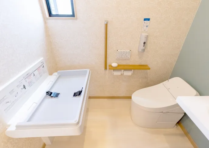トイレにはおむつ替えスペース