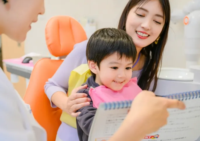 お子様が怖がらない治療